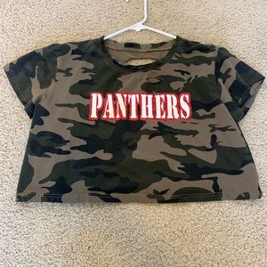 PANTHERS CAMO CROP